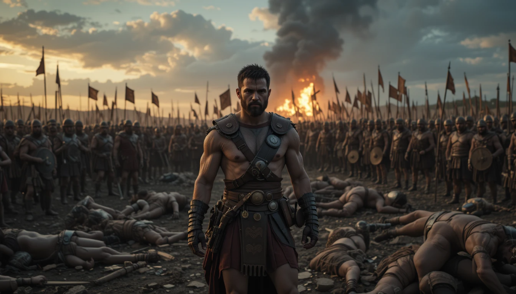 Warrior on Battlefield