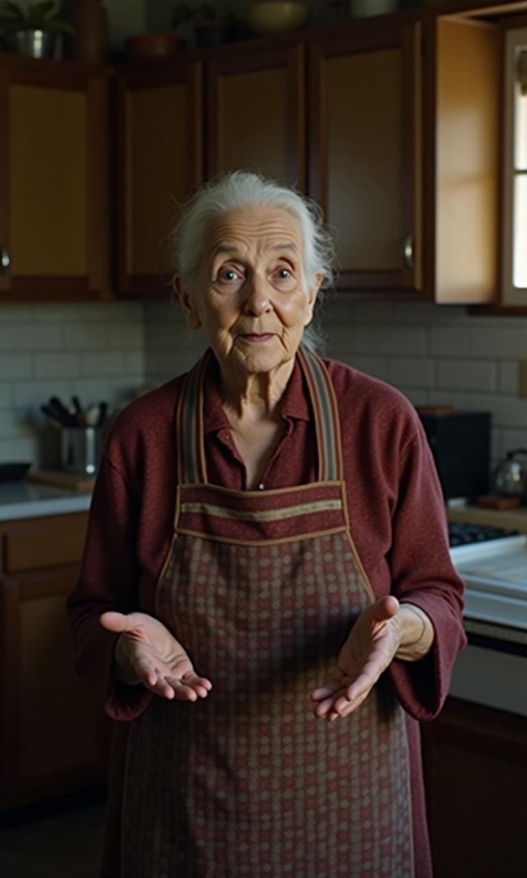 Grandma in kitchen