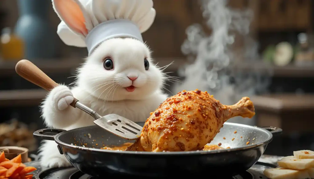 Chef Rabbit Cooking